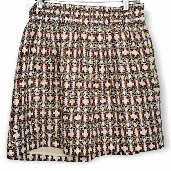 Club Monaco Silk Mini Skirt size Large - Picture 1 of 5